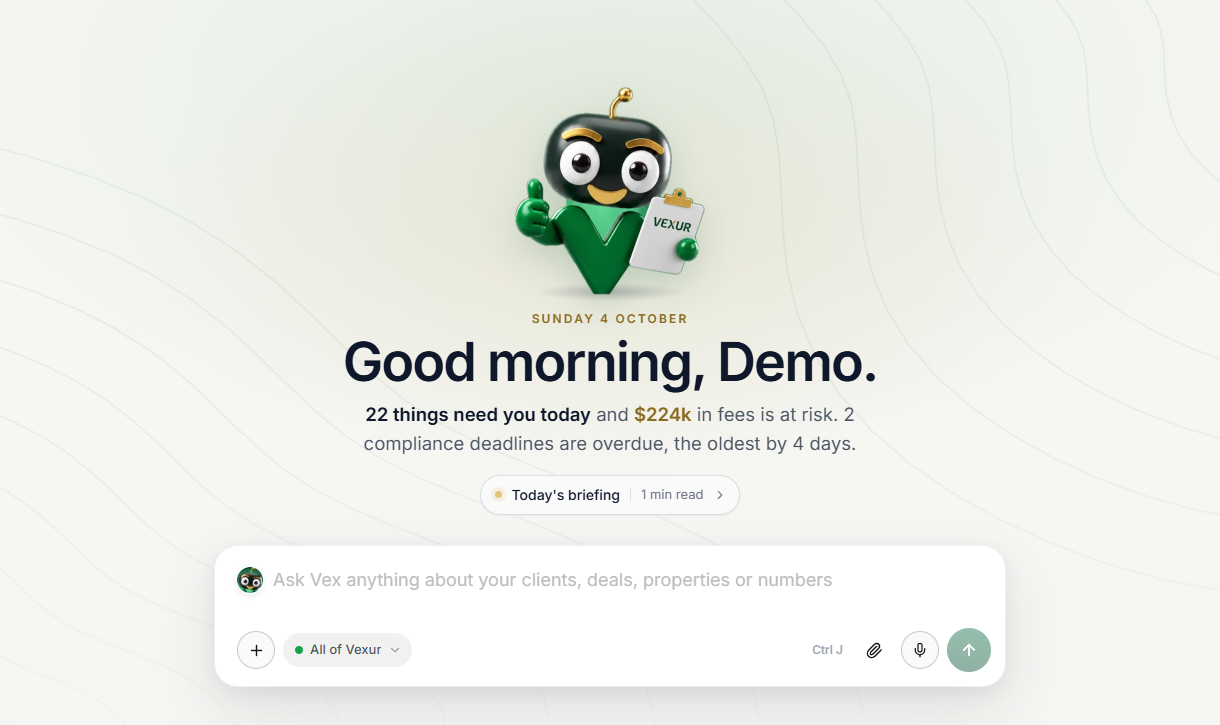 Workspace Call Meet Vex, your agency’s new 2IC | Vexur